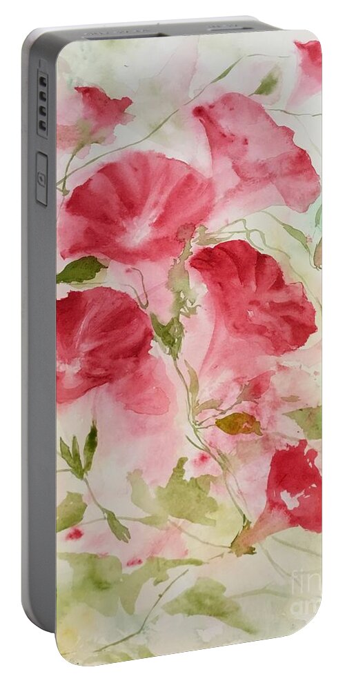 1392019 Portable Battery Charger featuring the painting 1392019 by Han in Huang wong