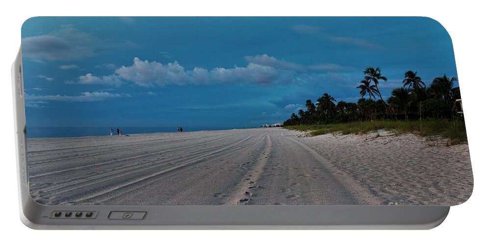 Naples Florida Portable Battery Charger featuring the photograph Naples Beach #15 by Donn Ingemie