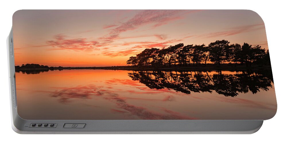 Hatchet Pond Portable Battery Charger featuring the photograph New Forest - England #213 by Joana Kruse