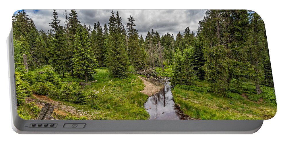 Harz Portable Battery Charger featuring the photograph The Harz National Park #7 by Bernd Laeschke