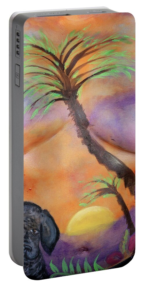 Hadassah Greater Atlanta Portable Battery Charger featuring the photograph 31. Beverly Hegmon, Artist, 2019 by Best Strokes - Formerly Breast Strokes - Hadassah Greater Atlanta