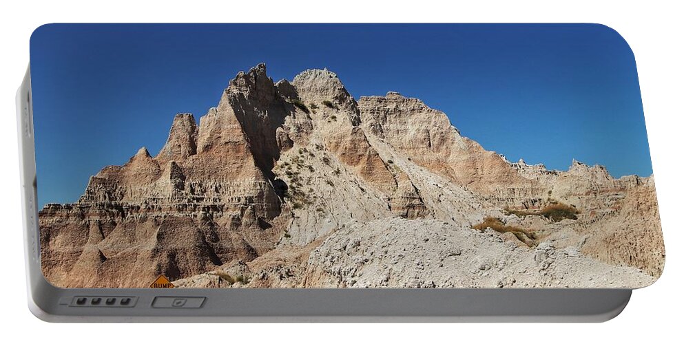 Badlands Portable Battery Charger featuring the photograph Badlands #4 by Susan Jensen