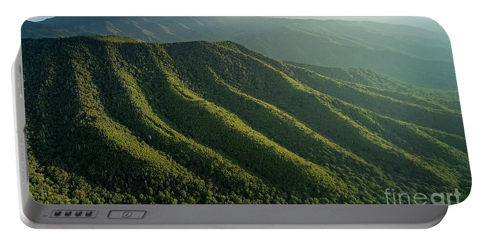 Great Smoky Mountains National Park Portable Battery Charger featuring the photograph Great Smoky Mountains National Park Aerial Photo #5 by David Oppenheimer
