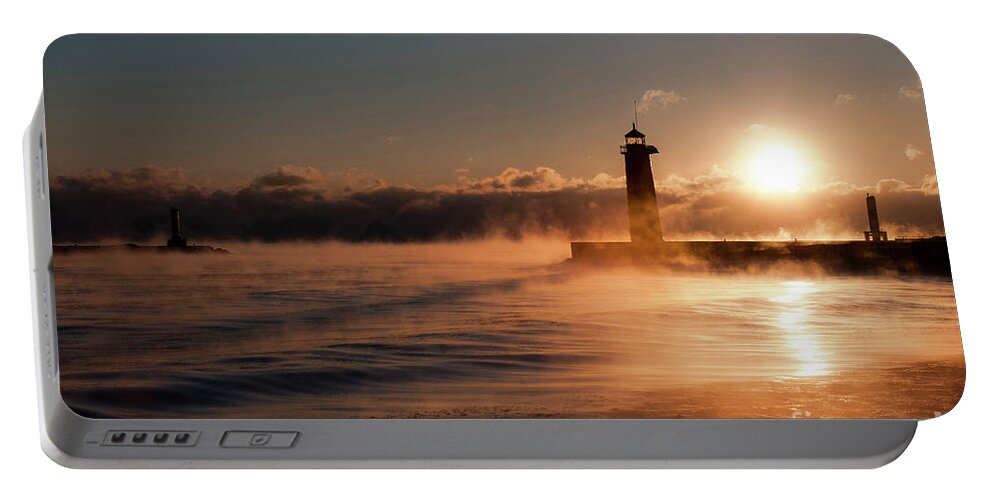 Kenosha Portable Battery Charger featuring the photograph 45 Below Zero by Billy Knight