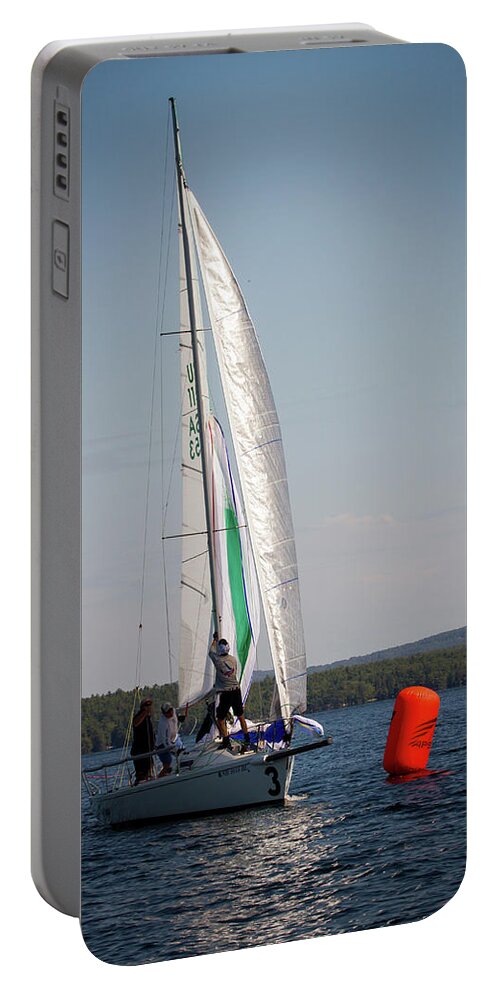 Sailing Portable Battery Charger featuring the photograph 2019 J80 North American Championships #51 by Benjamin Dahl