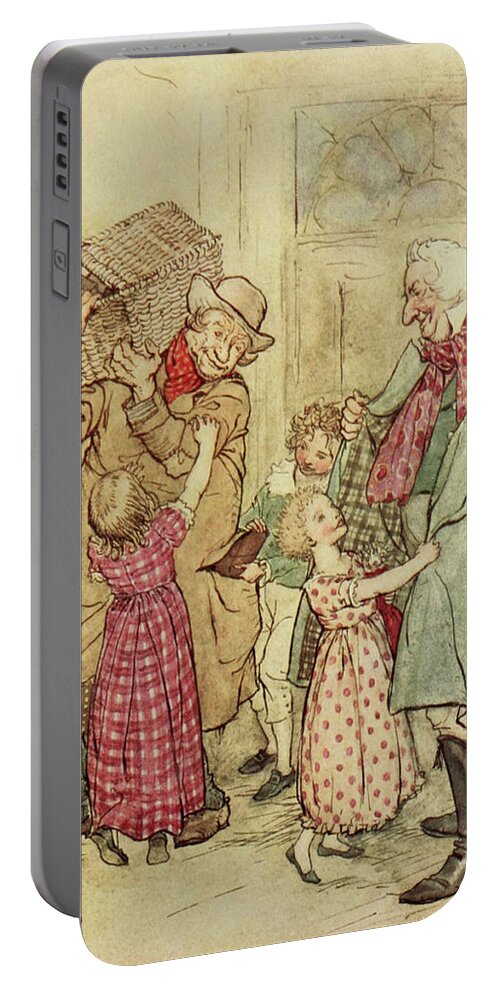 A Christmas Carol Portable Battery Charger featuring the photograph A Christmas Carol, Christmas Eve by Science Source