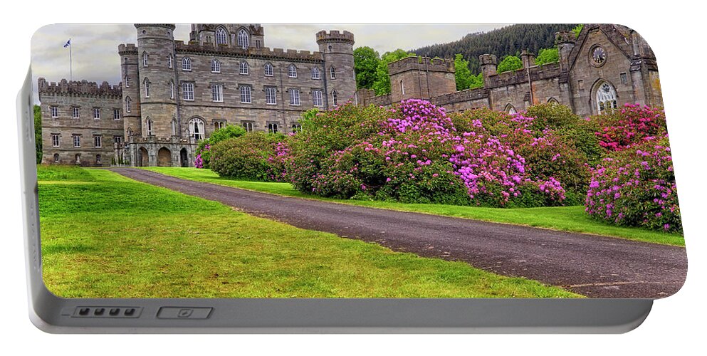 Taymouth Castle Portable Battery Charger featuring the photograph A Taymouth Castle Sunset - Perthshire - Scotland by Jason Politte