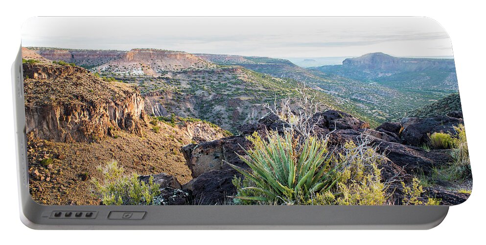 Agave Sunrise Portable Battery Charger featuring the photograph Agave Sunrise by Tom Cochran