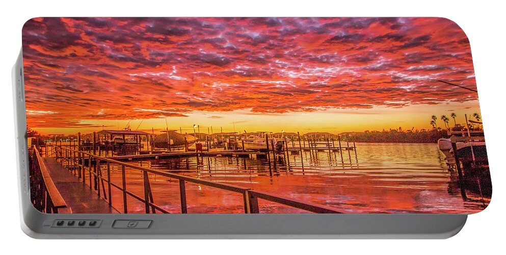 Sunrise Portable Battery Charger featuring the photograph Amazing Sunrise by Dorothy Cunningham