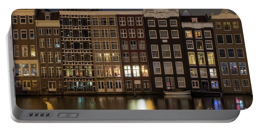 Amsterdam Portable Battery Charger featuring the photograph Amsterdam Twilight by Brian Kamprath
