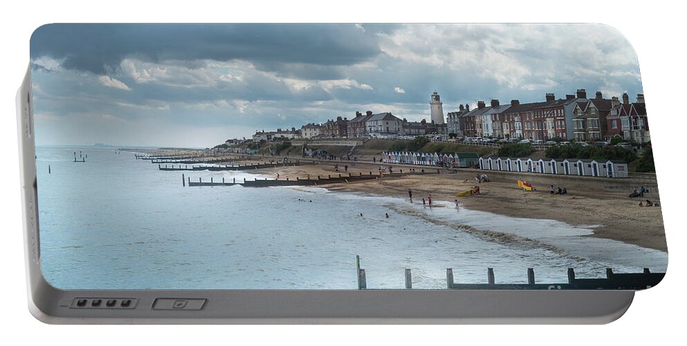 Beach Portable Battery Charger featuring the photograph An English Beach by Perry Rodriguez