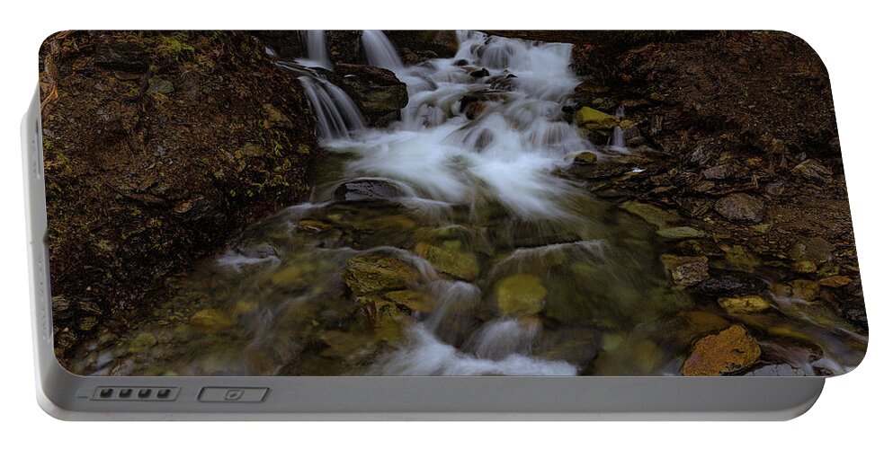 California Portable Battery Charger featuring the photograph An Unkown Creek in the Feather River Canyon by Don Hoekwater Photography