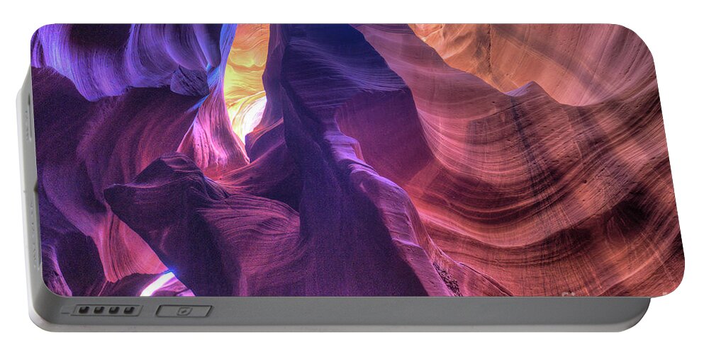 Colorado River Portable Battery Charger featuring the photograph Antelope Canyon 4 by Felix Lai