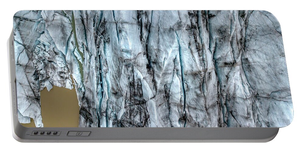 Drone Portable Battery Charger featuring the photograph Artic Glacier by David Letts