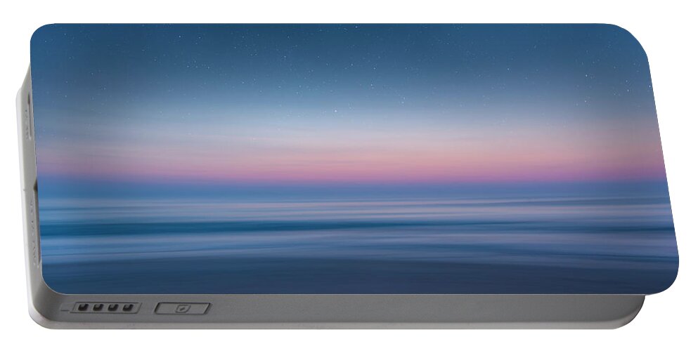 Atlantic Ocean Portable Battery Charger featuring the photograph Atlantic Beach Predawn Elements by Steven Sparks