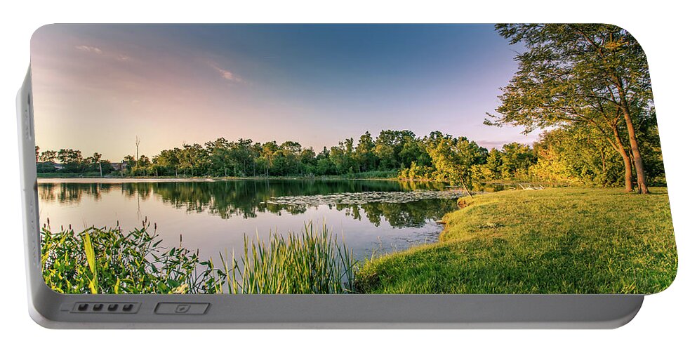 Auburn Hills Portable Battery Charger featuring the photograph Auburn Hills by Chris Spencer