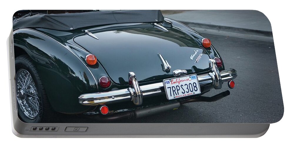  Portable Battery Charger featuring the photograph Austin Healey 3000 by Dean Ferreira