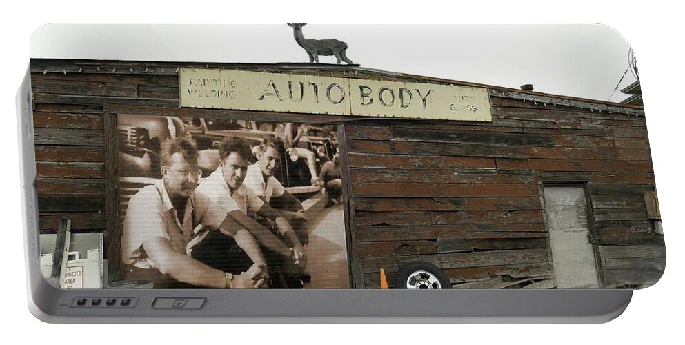 Auto Body Portable Battery Charger featuring the photograph Auto Body by John Parulis
