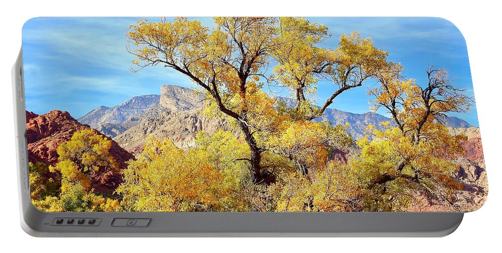 Trees Portable Battery Charger featuring the photograph Autumn at Red Rock by Beth Myer Photography