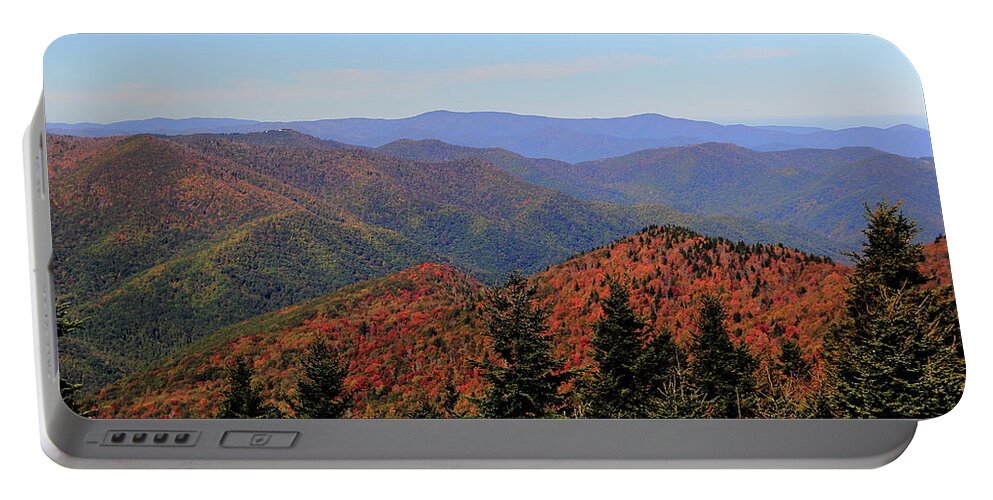 Autumn Portable Battery Charger featuring the photograph Autumn Coming by Allen Nice-Webb