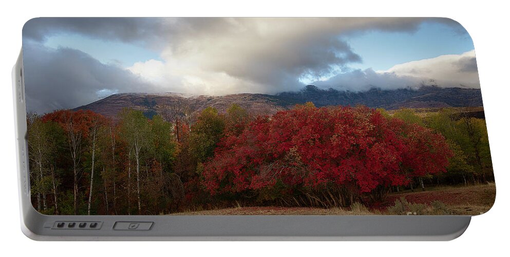 Bannock Mountains Portable Battery Charger featuring the photograph Autumn Foothills by Idaho Scenic Images Linda Lantzy