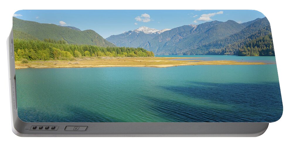 Steve Bunch Portable Battery Charger featuring the photograph Baker Lake in the fall by Steve Bunch