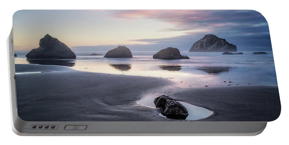 Beach Portable Battery Charger featuring the photograph Bandon Beach - 2 by Alex Mironyuk