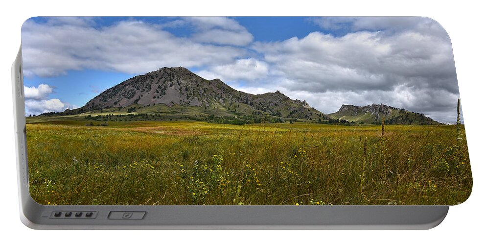 Bear Butte Portable Battery Charger featuring the photograph Bear Butte, South Dakota by Catherine Sherman