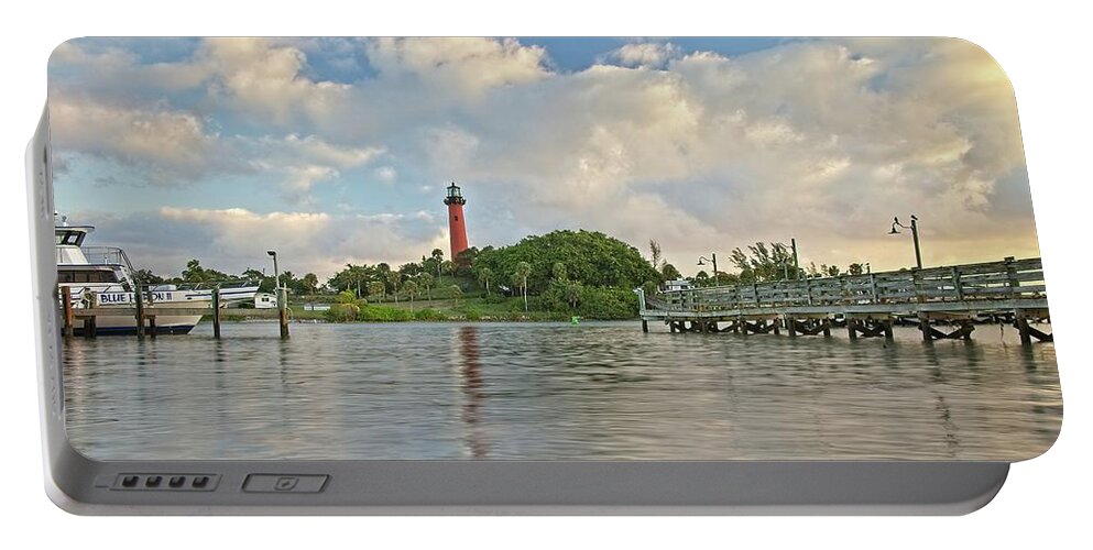 Florida Portable Battery Charger featuring the photograph Beautiful Jupiter Morning by Steve DaPonte