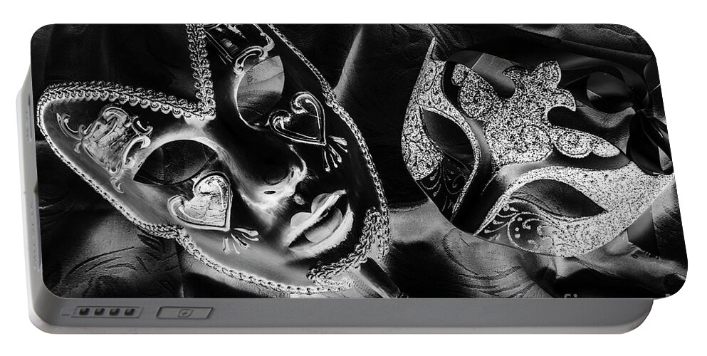 Black Portable Battery Charger featuring the digital art Before Play by Jorgo Photography