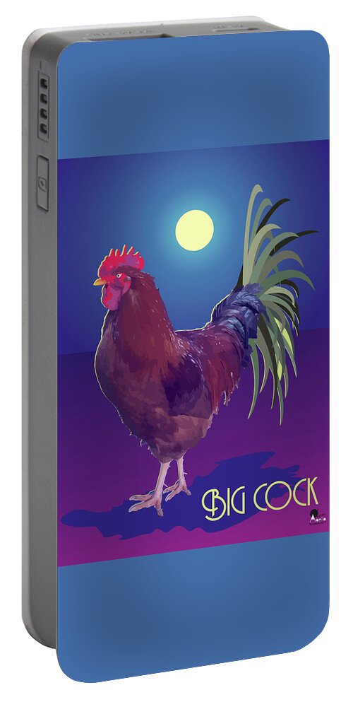 Big cock of the Prat de Llobregat Portable Battery Charger by Joaquin  Abella - Fine Art America