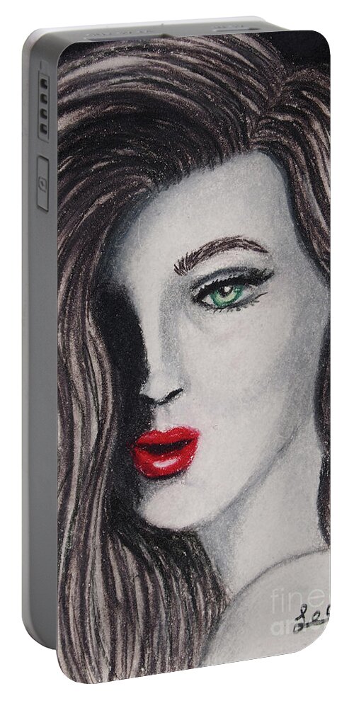 Fine Art Portable Battery Charger featuring the painting Blithe Spirit by Dorothy Lee