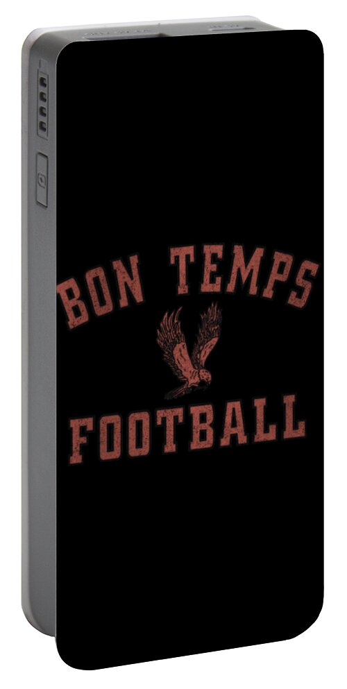 Cool Portable Battery Charger featuring the digital art Bon Temps Vintage by Flippin Sweet Gear