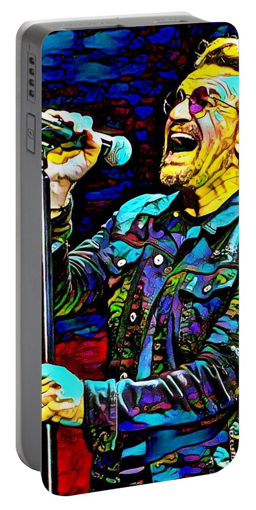 Celebrity Portable Battery Charger featuring the photograph BoNo by Don Columbus