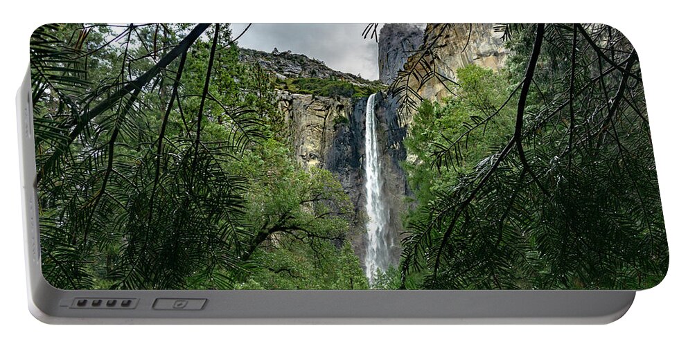 Skyline Portable Battery Charger featuring the photograph Bridal Veil by Silvia Marcoschamer