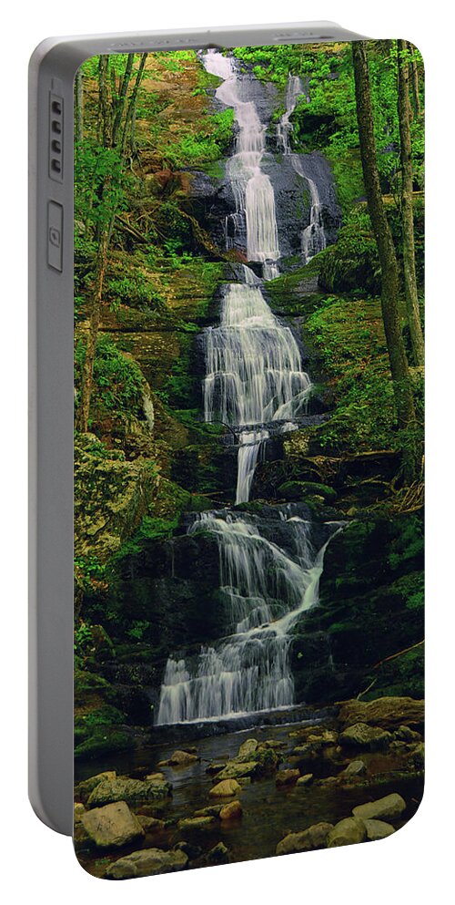 Buttermilk Falls Ratio 2 To 1 Portable Battery Charger featuring the photograph Buttermilk Falls Ratio 2 to 1 by Raymond Salani III