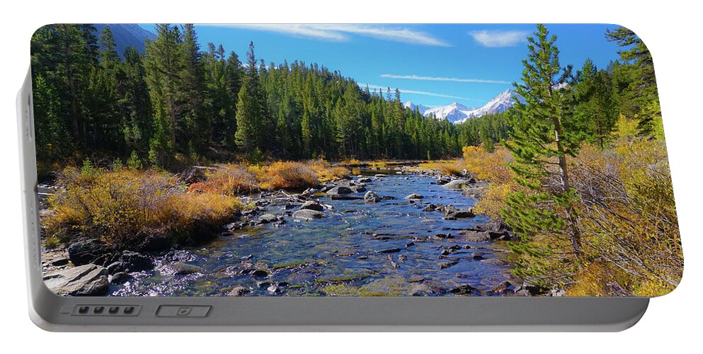Eastern Portable Battery Charger featuring the photograph California Streaming by Richard A Brown