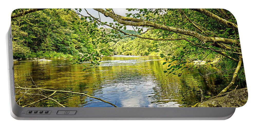 Canal Pool Portable Battery Charger featuring the photograph Canal Pool by Tom Cameron