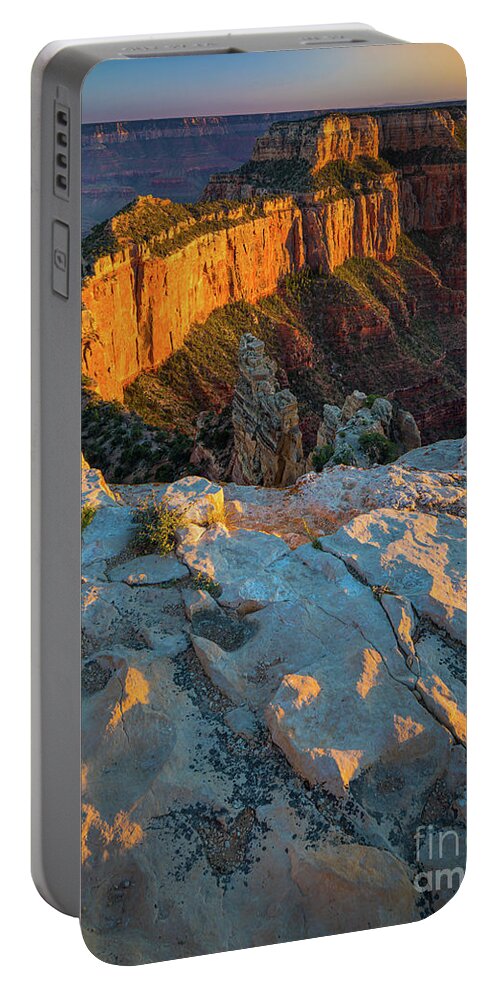 America Portable Battery Charger featuring the photograph Cape Royal Glow by Inge Johnsson