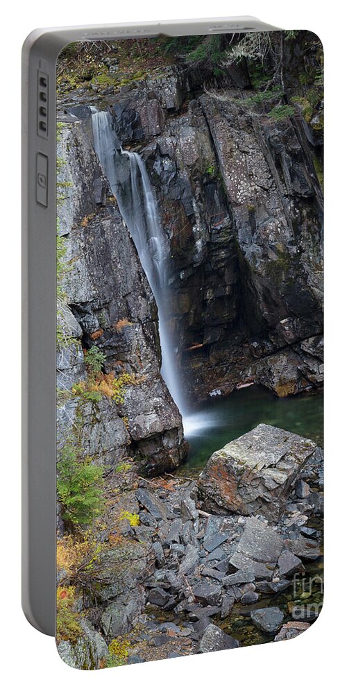 Bonner County Portable Battery Charger featuring the photograph Char Falls Autumn by Idaho Scenic Images Linda Lantzy