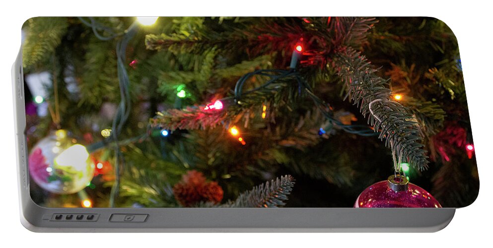 Christmas Portable Battery Charger featuring the photograph Christmas Tree by Geoff Jewett