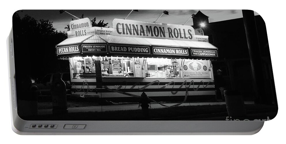 Cinnamon Rolls Portable Battery Charger featuring the photograph Cinnamon Rolls by Ron Long