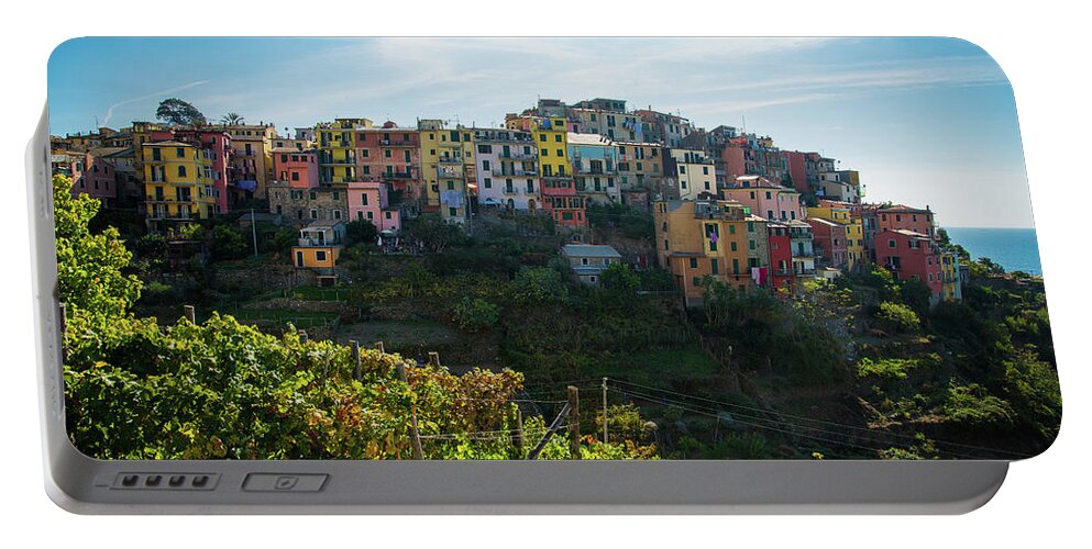 Italy Portable Battery Charger featuring the photograph Cinque Terre by Raf Winterpacht