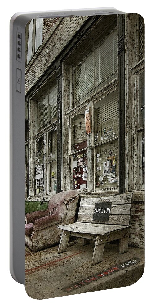 Clarksdale Portable Battery Charger featuring the photograph Clarksdale by Jim Mathis