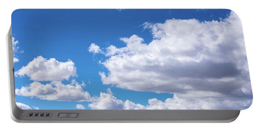 Cloud Portable Battery Charger featuring the photograph Cloud Parade by Melisa Elliott