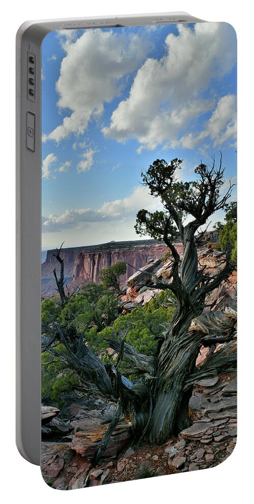 Canyonlands National Park Portable Battery Charger featuring the photograph Clouds over Canyonlands National Park by Ray Mathis