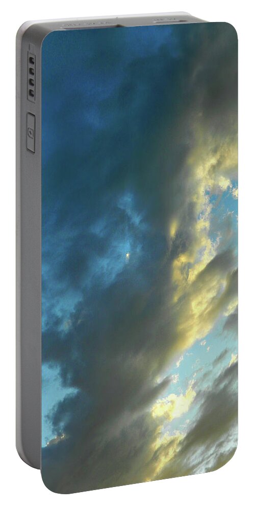 Cloudy Summer Skies Portable Battery Charger featuring the photograph Cloudy Summer Skies 2 by Cyryn Fyrcyd