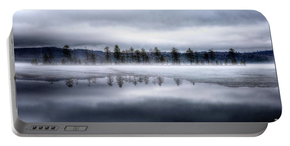 Coldstream Portable Battery Charger featuring the photograph Coldstream Pond #1 by John Meader