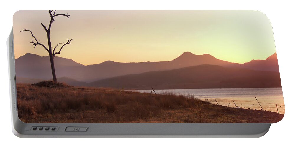 Landscape Portable Battery Charger featuring the photograph Country Sunset by Michael Blaine