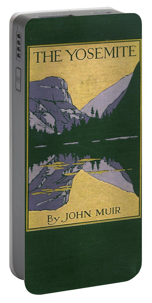 Yosemite Portable Battery Charger featuring the mixed media Cover design for The Yosemite by Unknown